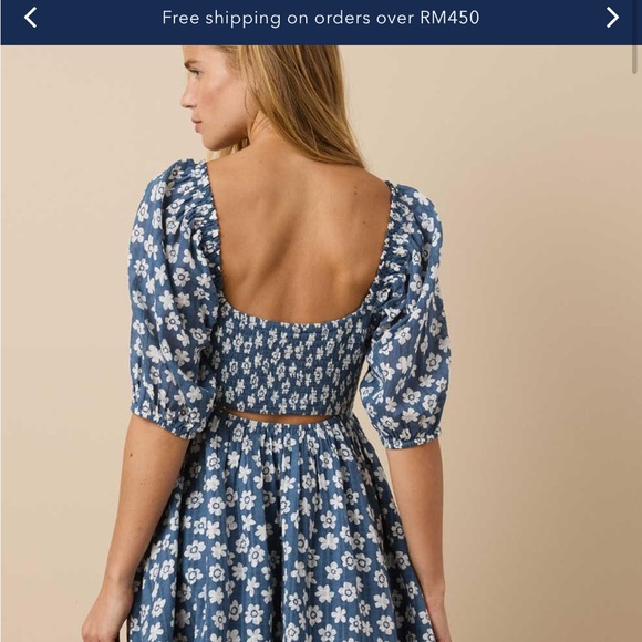 American Eagle AE Puff Sleeve Mini Dress - Picture 6 of 6